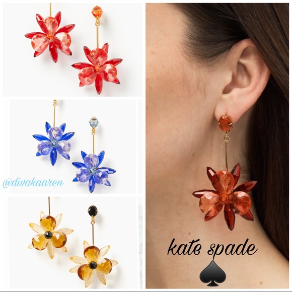 Kate spade Blooming Brilliant Statement Ea… - Picture 2 of 13
